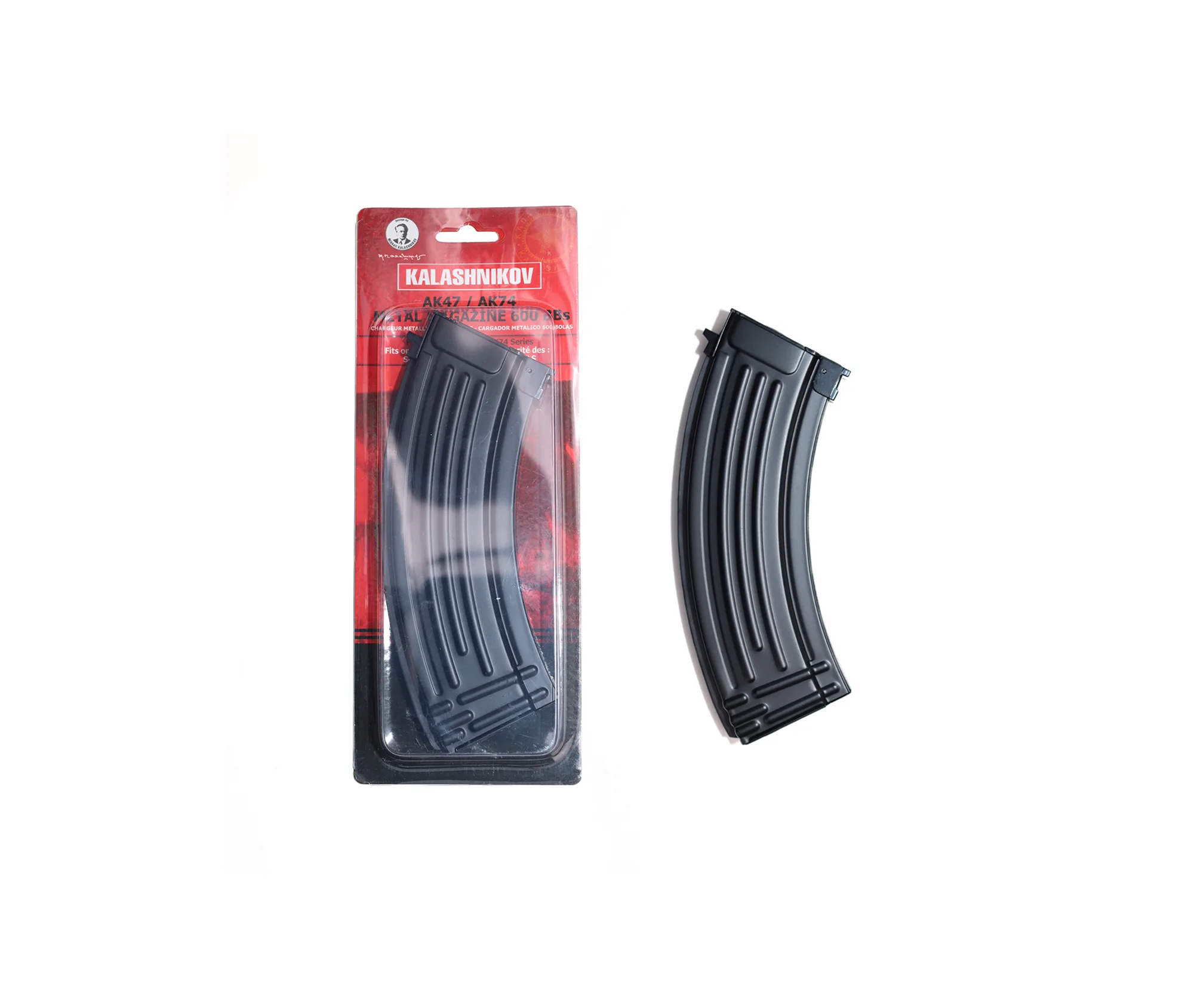 125003 - KALASHNIKOV AK47 /AK 74 METAL MAGAZINE 600BBS