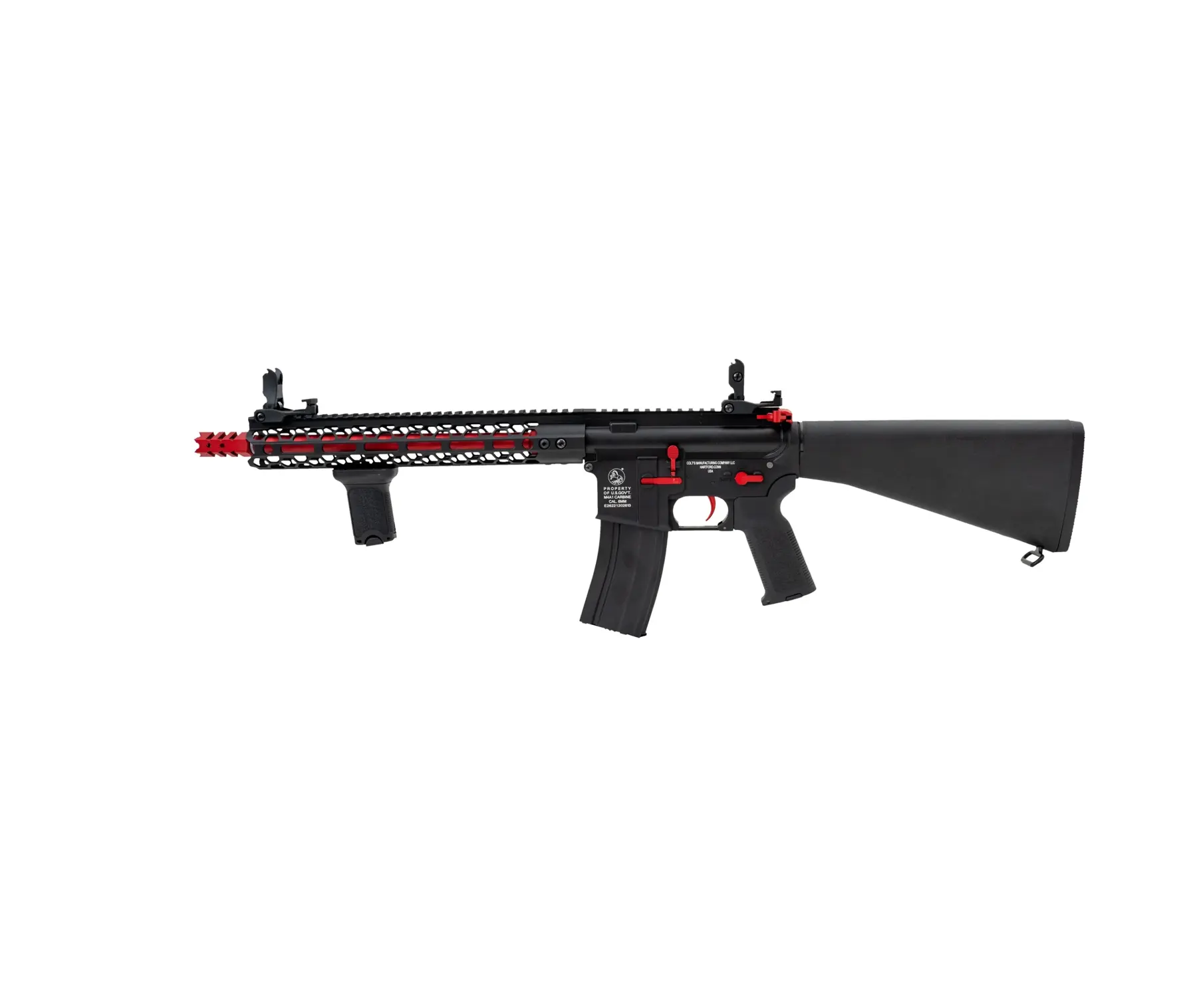 2025-180034 Colt M4 Lima Red AEG 6mm 1J 90R