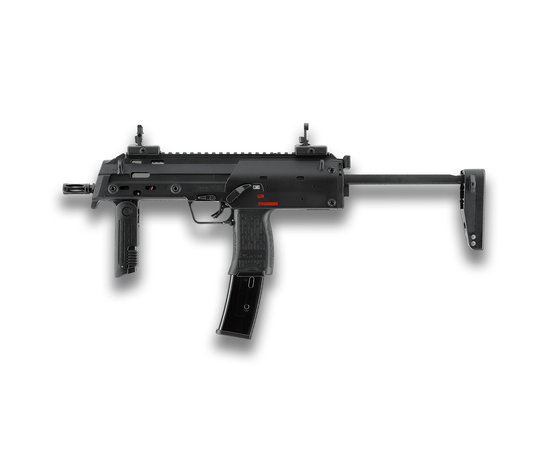 2025-2.6393X-Heckler&Koch MP7 A1 BLK AEG 6mm 1J 120R