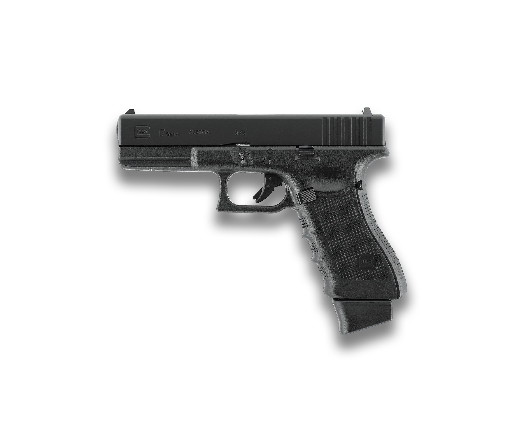 2025-2.6415-GLOCK 17 Gen4 BLK 6mm CO2 1.0J 25R
