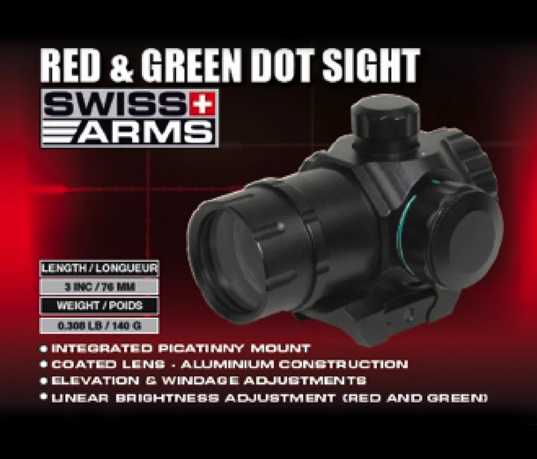 263929 - Swiss arms Red & Green Dot Sight