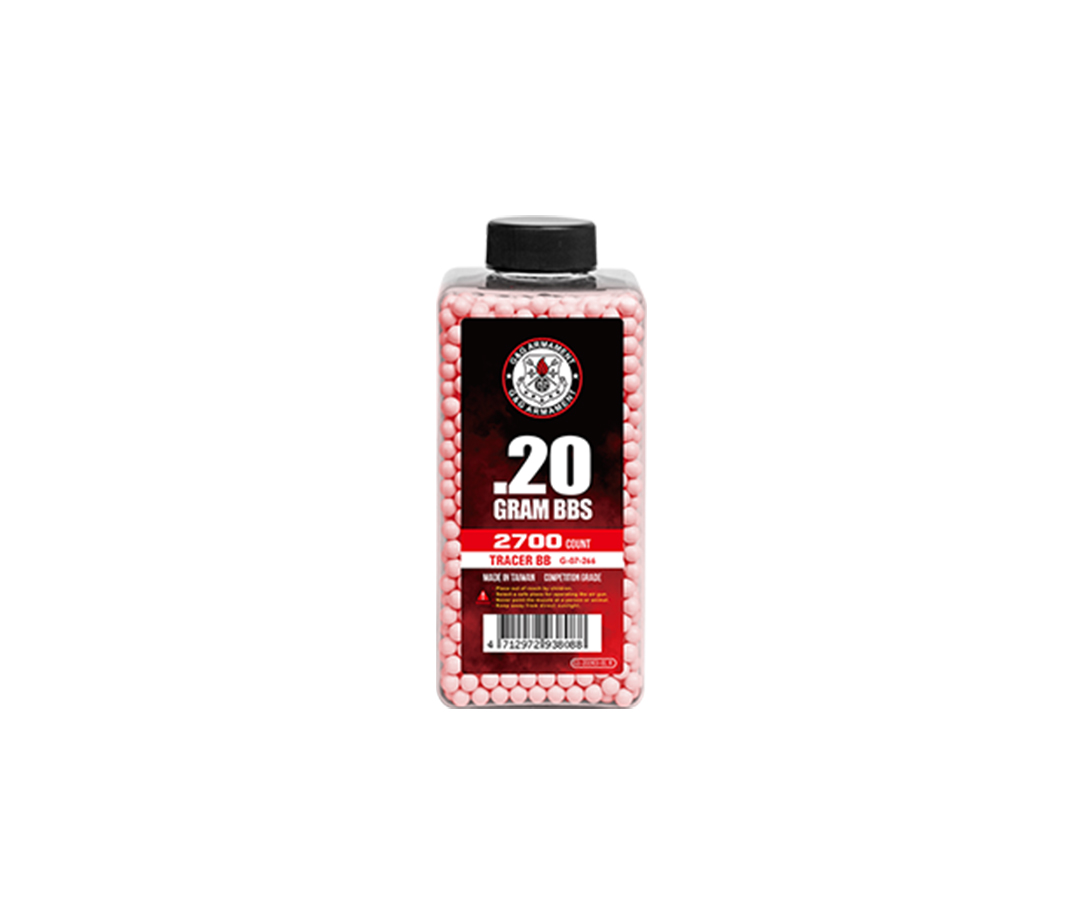 G-07-266 - 0.20g 2700 Tracer Red BBs